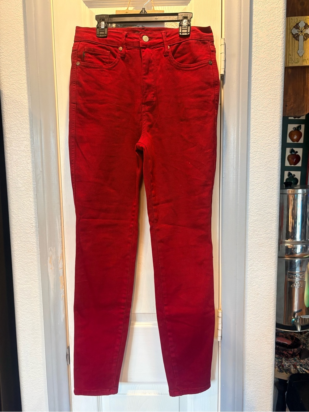 Judy Blue Vivid Red Skinny Jeans